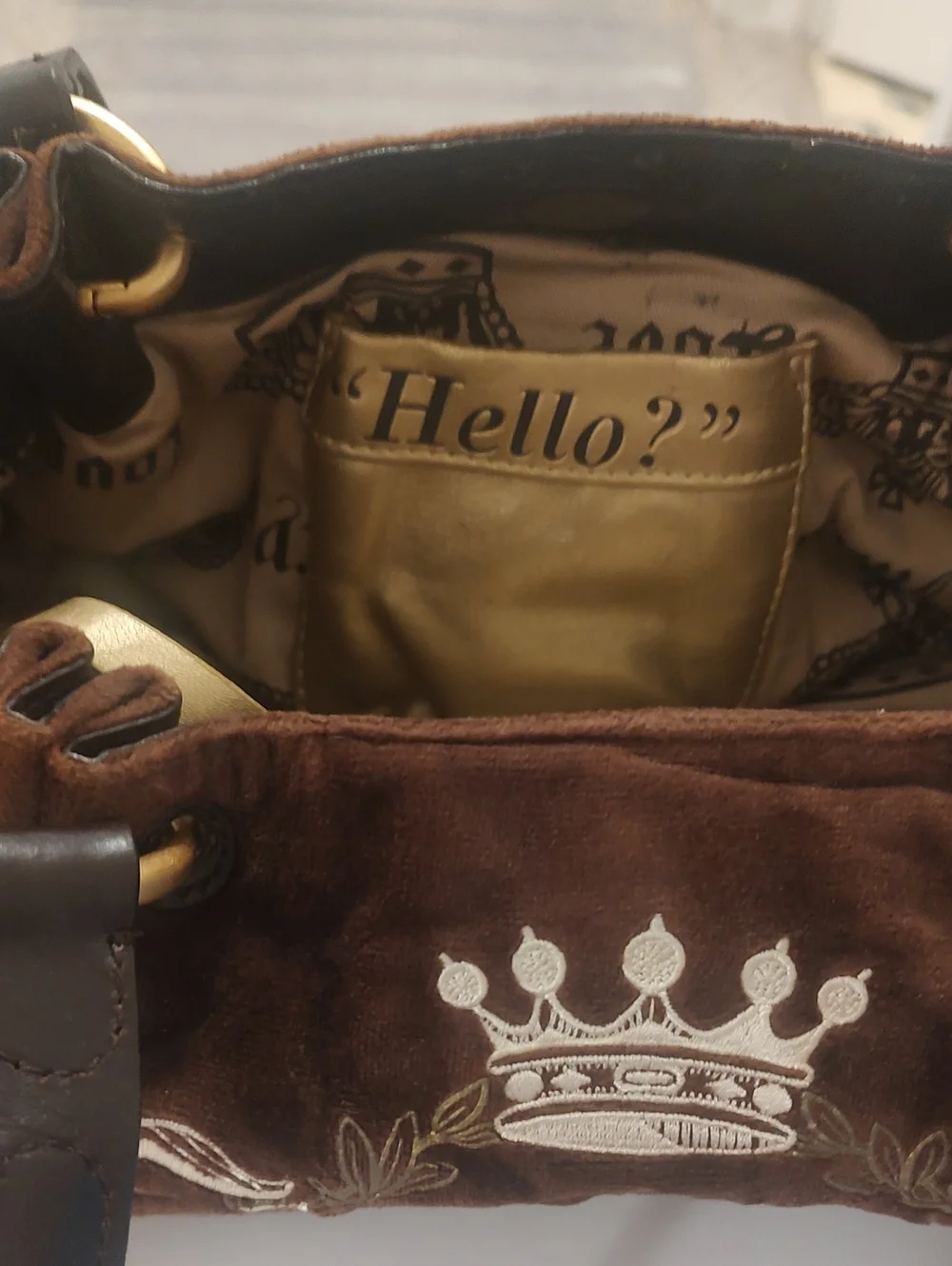 Juicy Couture Vintage Y2K Brown Purse
